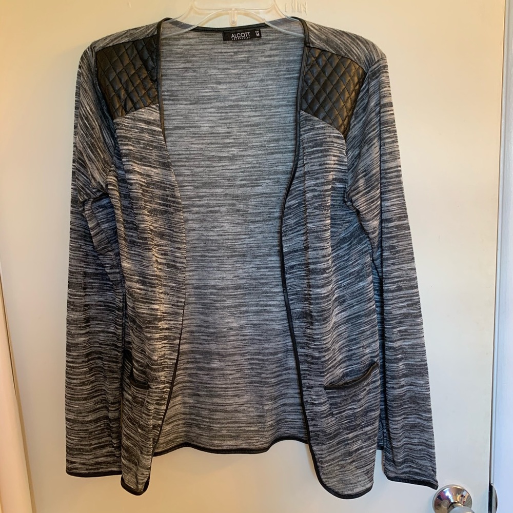Heathered grey cover-up